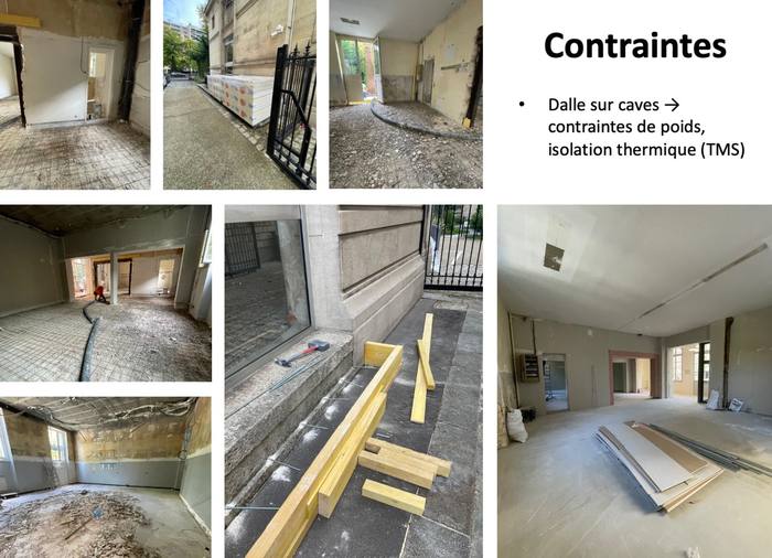 Traitement thermique sur caves non isolées