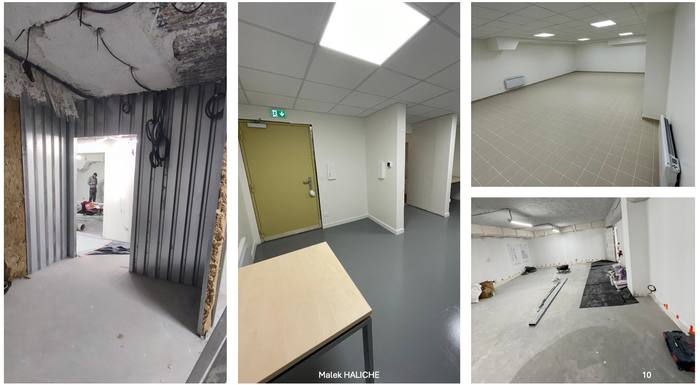 Aménagement d’un parking, création de bureaux et d’une armurerie — 108 rue des Poissonniers, 75018 Paris