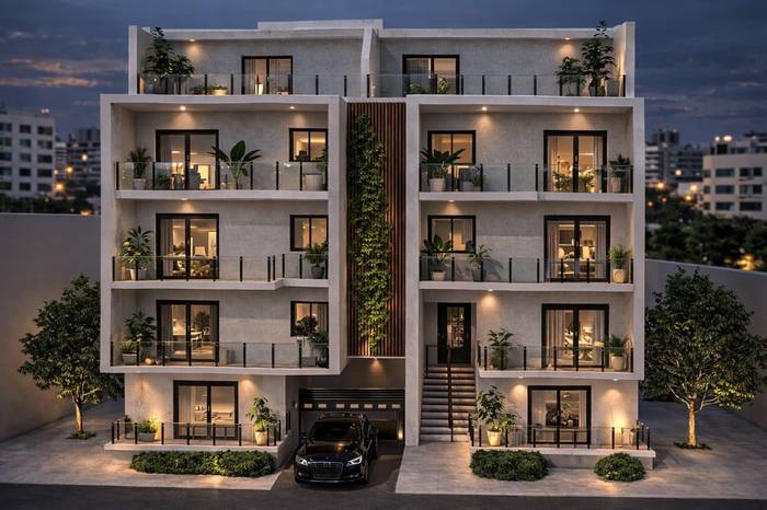 Rendu 3D d’une copropriété