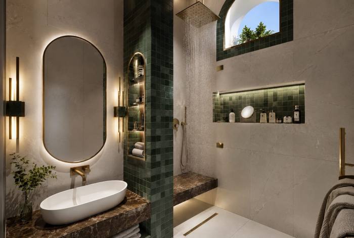 Rendu et proposition 3D — salle de bain